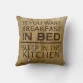 おもしろいはキッチンピローで寝なさい！ クッション (裏面)