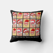 おもしろいはクリスマスのキノコの入り口を広げる クッション (裏面)