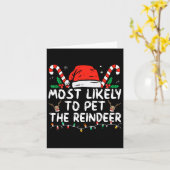 おもしろいはトナカイを愛撫する可能性が最も高い カード (黄色い花)