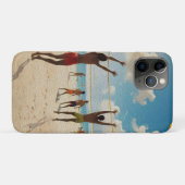 おもしろいは太陽ビーチバレーボール油絵を描、 Case-Mate iPhoneケース (裏面(横))