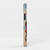 おもしろいは太陽ビーチバレーボール油絵を描、 Case-Mate iPhoneケース (裏面/右)