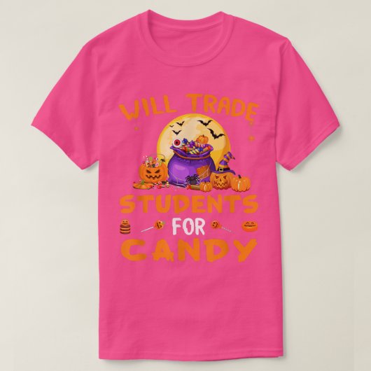 おもしろいは学生をアメに合わせる Tシャツ (デザイン正面)