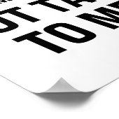 おもしろいは朝話しかけない ポスター (角)