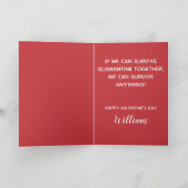 おもしろいは検疫2021バレンタイン·カスタム3写真 シーズンカード (内部)