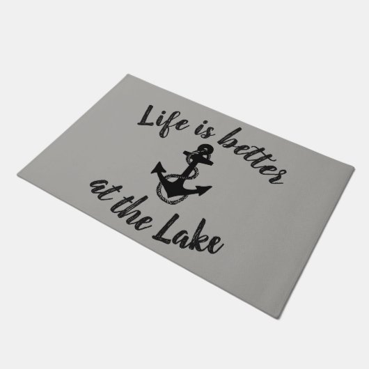 おもしろいは湖の方が生きがいい | ドアマット (アングル)