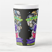 おもしろいは無毒である カフェラテマグ (正面)