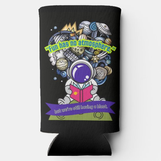 おもしろいは無毒である スリム缶クーラー (裏面)