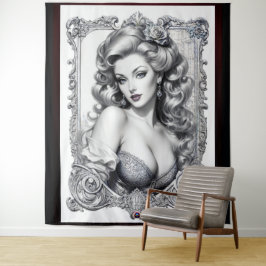 おもしろいは私のミドルネームAIコンセプトアートby Xzendor7 タペストリー