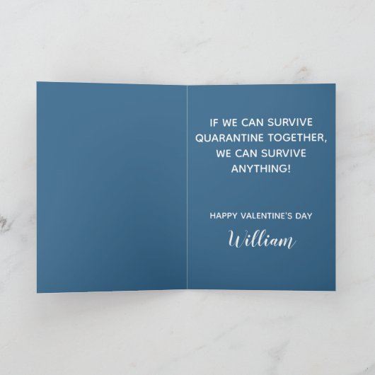 おもしろいは私の検疫2021バレンタインカスタムの写真3 シーズンカード (内部)