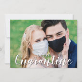 おもしろいは私の検疫2021写真とバレンタイン シーズンカード (正面)