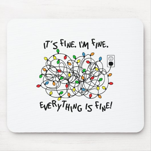 おもしろいは私の素晴らしすべて素晴らしを照らす マウスパッド (正面)