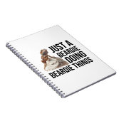 おもしろいひげ玉竜引用文 ノートブック (右側)