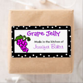 おもしろいぶどう食品ラベル ラベル (インサイチュ)