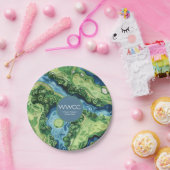 おもしろいへのスイング：ゴルフコースガラ紙プレート ペーパープレート (パーティー)