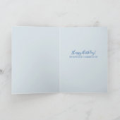 おもしろいへ祝の誕生日フローラ カード (内部)