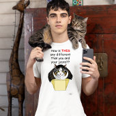 おもしろいぽちゃぽちゃのタビーキャットボックス Tシャツ