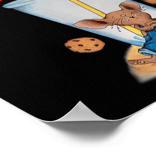 おもしろいもし与えCookieのコスメ誕生日 ポスター (角)