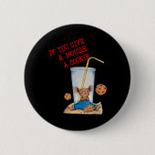 おもしろいもし与えCookieのコスメ誕生日 缶バッジ (正面)