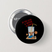 おもしろいもし与えCookieのコスメ誕生日 缶バッジ (正面&裏面)