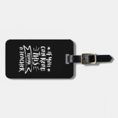 おもしろいもし先生は読こ感謝していの先生 ラゲッジタグ (正面横)