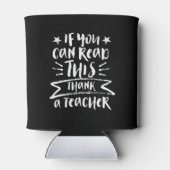 おもしろいもし先生は読こ感謝していの先生 缶クーラー (裏面)