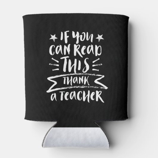 おもしろいもし先生は読こ感謝していの先生 缶クーラー (裏面)