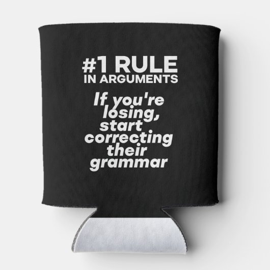 おもしろいもし引数を失う文法修正開始 缶クーラー (裏面)