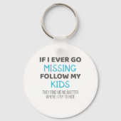 おもしろいもし親は子と恋しく思も後を追行く キーホルダー (正面)