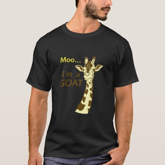 おもしろいやぎモーだ Tシャツ (正面)