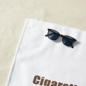 おもしろいやめアンチ喫煙やる気を起こさせる引用文リス ビーチタオル (インサイチュ)