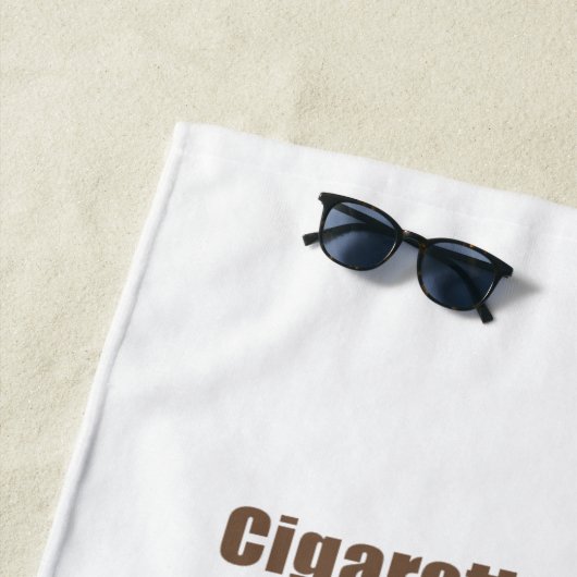 おもしろいやめアンチ喫煙やる気を起こさせる引用文リス ビーチタオル (インサイチュ)