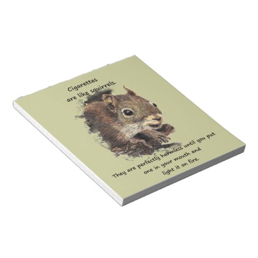 おもしろいやめ喫煙やる気を起こさせる引用文 ノートパッド (アングル)