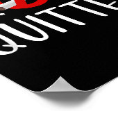 おもしろいやめ喫煙引用文 ポスター (角)