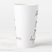 おもしろいやめ夢を見ない感動的 カフェラテマグ (正面)