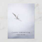 おもしろいやる気を起こさせるシーガル・カルペ・ディエム・フフランスのライ ポストカード (正面)