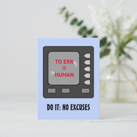 おもしろいやる気を起こさせる体育館 ポストカード (スタンド正面)