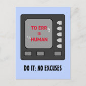 おもしろいやる気を起こさせる体育館 ポストカード (正面)