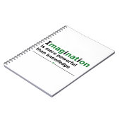 おもしろいやる気を起こさせる引用文 ノートブック (左側)