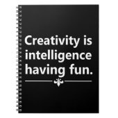 おもしろいやる気を起こさせる引用文 ノートブック (正面)