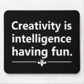 おもしろいやる気を起こさせる引用文 マウスパッド (正面)