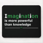 おもしろいやる気を起こさせる引用文 マウスパッド (正面)