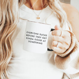 おもしろいやる気を起こさせる引用文 マグカップ