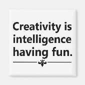 おもしろいやる気を起こさせる引用文 マグネット (正面)