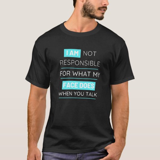 おもしろいやる気を起こさせる引用文 Tシャツ (正面)
