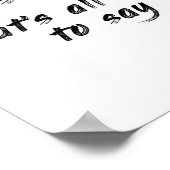 おもしろいやる気を起こさせる恋しく思ことわざ ポスター (角)