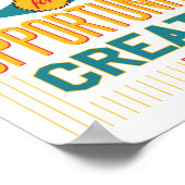 おもしろいやる気を起こさせる感動的ことわざウォールポスター ポスター (角)