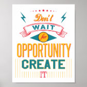 おもしろいやる気を起こさせる感動的ことわざウォールポスター ポスター (正面)