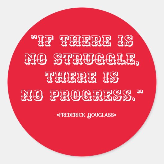 おもしろいやる気を起こさせる感動的引用文 ラウンドシール (正面)