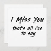 おもしろいやる気を起こさせる私の恋しく思ことわざ 招待状 (正面/裏面)