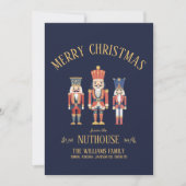 おもしろいようこそNuthouse Nutcrackerクリスマス シーズンカード (正面)